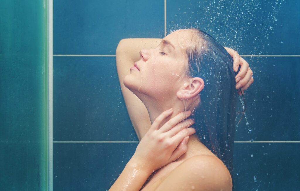 ducha, baño, agua osmotizada